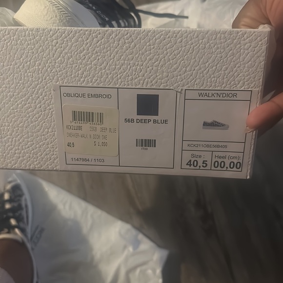 Christian Dior tennis shoe size 10 1/2 - Picture 6 of 12